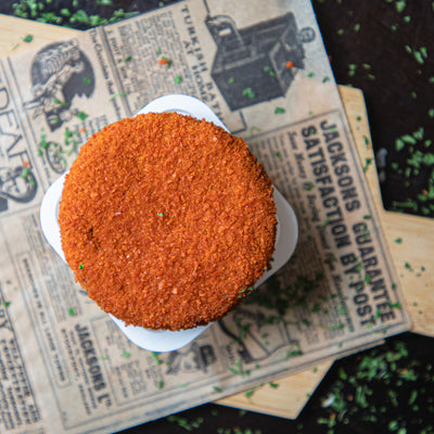 Bamischijf met Oosterse vulling van frituur Tipzakske Aalst