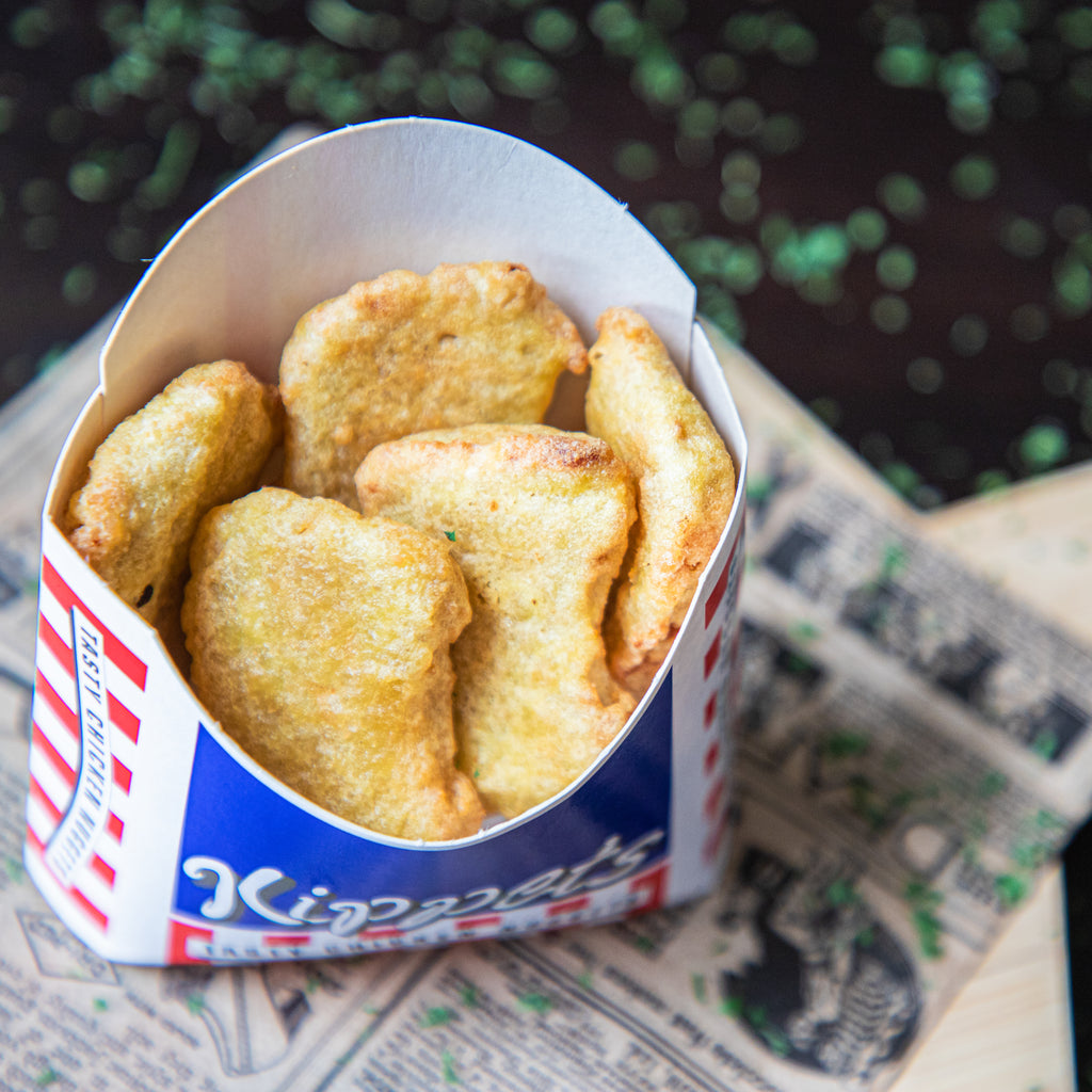 Kippets – kleine kipnuggets uit de frituur