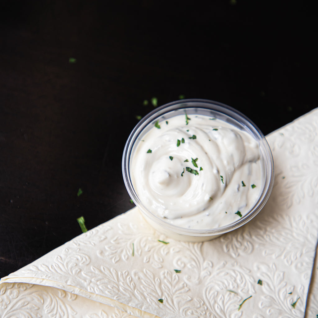 Looksaus frituur – romig en pittig