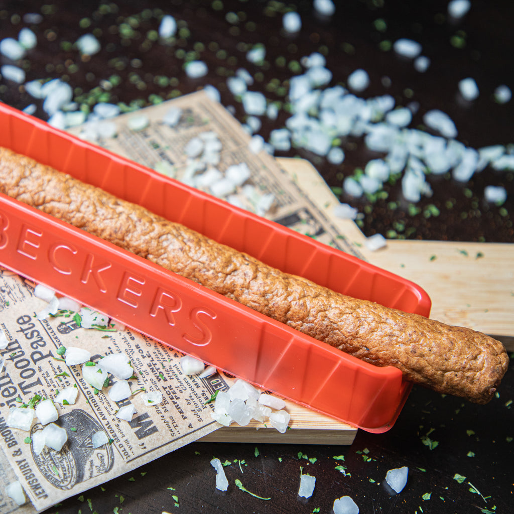 Mammoet snack – stevige vleesreep uit de frituur