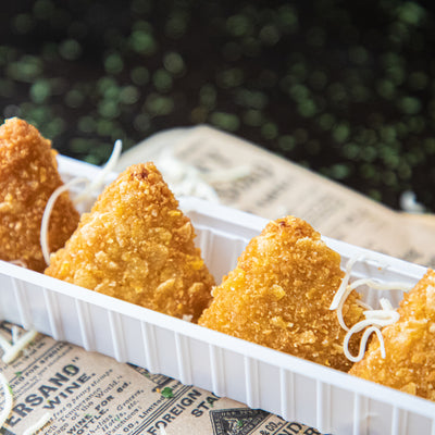 Nacho cheese bites – pittige driehoekjes