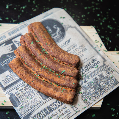 Ribster – geribbelde vleesreep