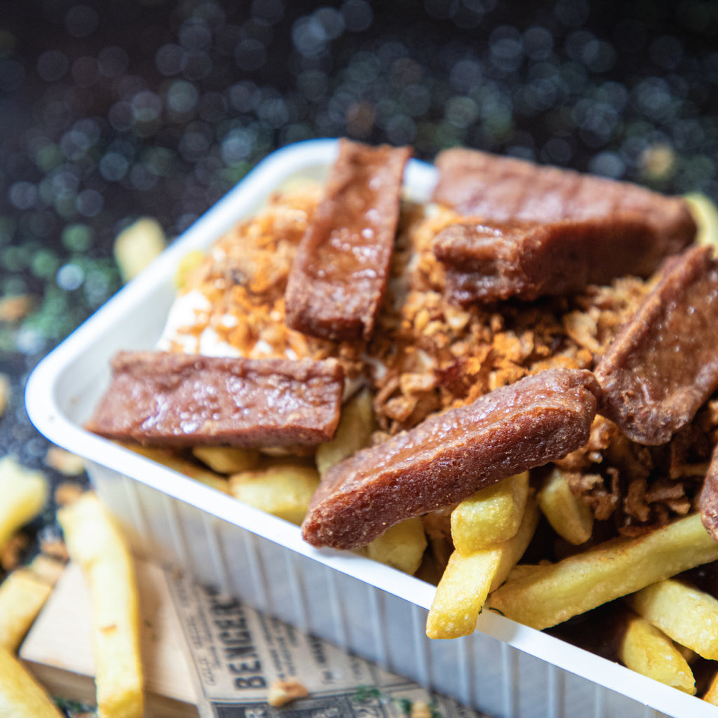 Romboutje specialiteit bij Frituur Tipzakske Aalst