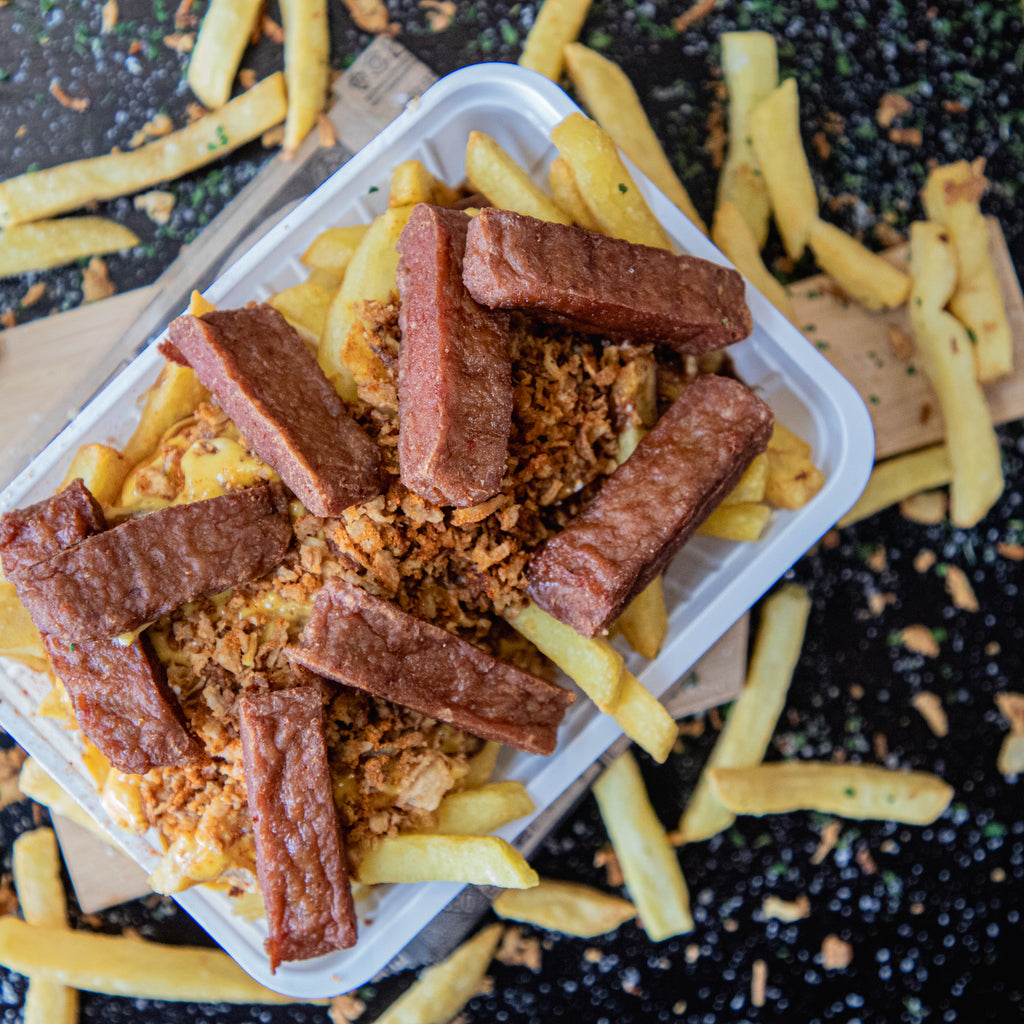 Romboutje specialiteit bij Frituur Tipzakske Aalst